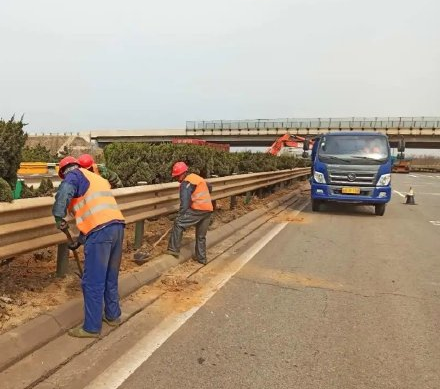 唐曹高速公路生态廊道建设提速